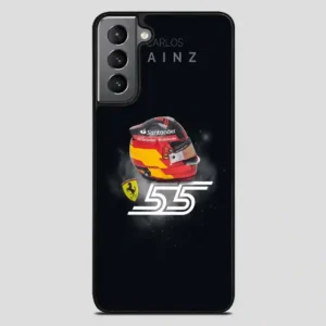 Carlos Sainz Sr Helmet Samsung Galaxy S21 Plus Case