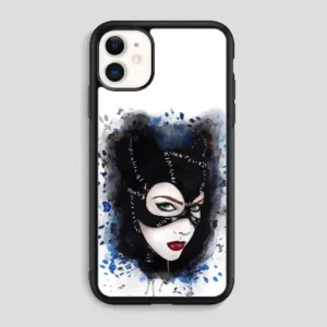 Catwoman Art Print Watercolor iPhone 11 Case