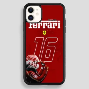 Charles Leclerc Ferrari Forza iPhone 12 Case