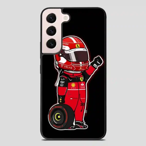 Charles Leclerc Mini Samsung Galaxy S22 Plus Case
