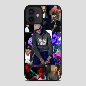 Chris Brown Rapper Collage iPhone 12 Mini Case