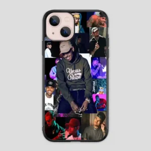 Chris Brown Rapper Collage iPhone 13 Mini Case