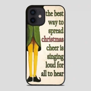 Christmas Elf Quote iPhone 12 Mini Case