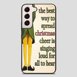 Christmas Elf Quote Samsung Galaxy S22 Plus Case