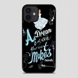 Cinderella Disney Black iPhone 12 Mini Case