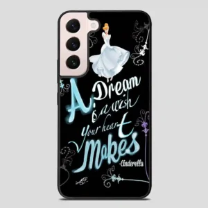 Cinderella Disney Black Samsung Galaxy S22 Plus Case