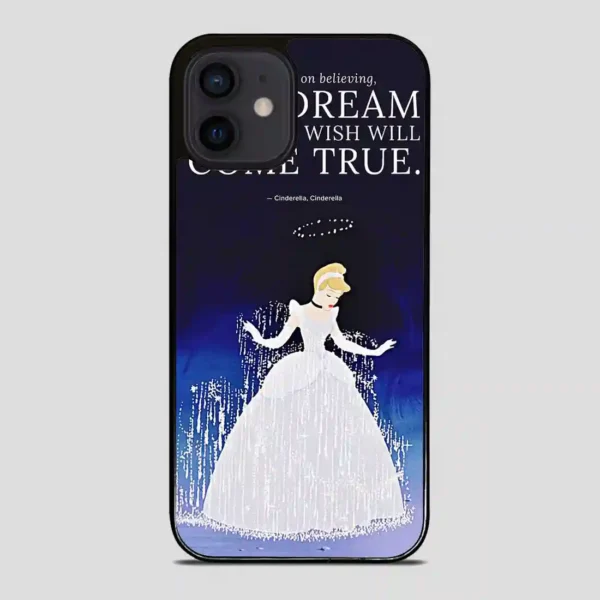 Cinderella Quotes iPhone 12 Mini Case