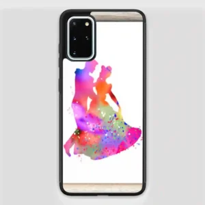 Cinderella Watercolor Art Samsung Galaxy S20 Plus Case