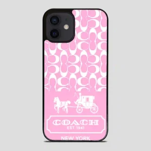 Coach Pattern New York iPhone 12 Mini Case