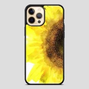 Sun Flower Watercolor iPhone 12 Pro Case