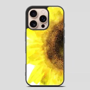 Sun Flower Watercolor iPhone 16 Pro Case