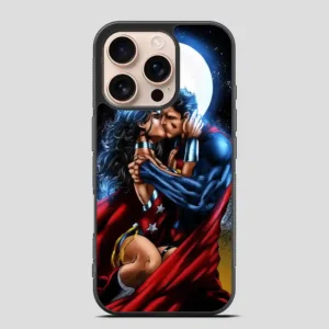 Superman And Wonder Woman Vintage iPhone 16 Pro Case