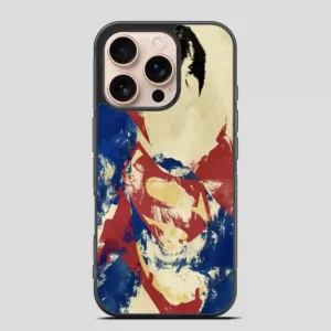 Superman Painting Watercolor iPhone 16 Pro Case