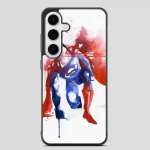 Superman Watercolor 0Vintage Samsung Galaxy S24 FE Case