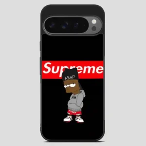 Supreme Bart Simpson Asap Rocky Google Pixel 9 Pro XL Case