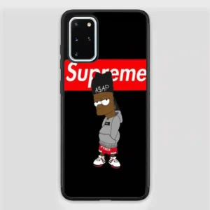 Supreme Bart Simpson Asap Rocky Samsung Galaxy S20 Plus Case