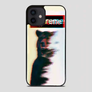 Supreme Logo Cat iPhone 12 Mini Case