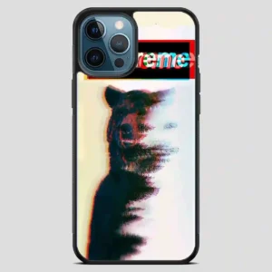 Supreme Logo Cat iPhone 12 Pro Max Case