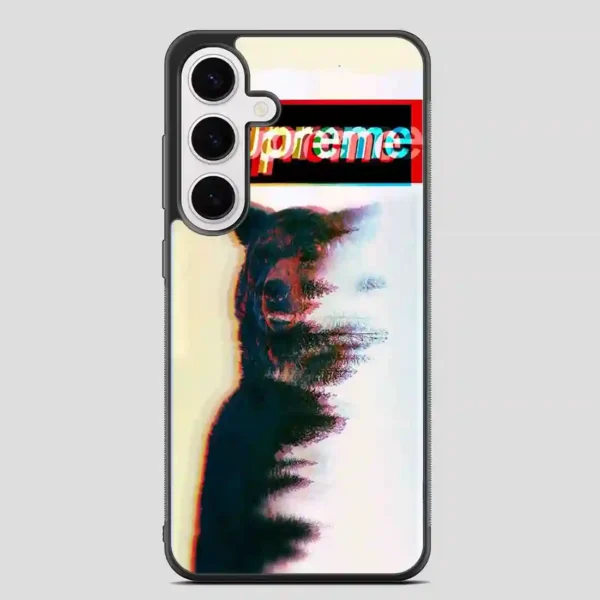 Supreme Logo Cat Samsung Galaxy S24 FE Case
