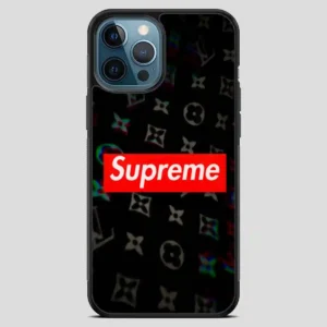 Supreme Red Black iPhone 12 Pro Max Case