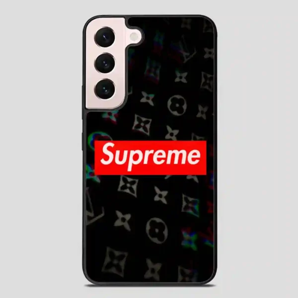 Supreme Red Black Samsung Galaxy S22 Plus Case