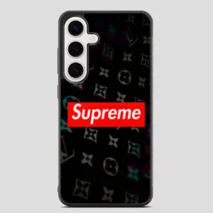 Supreme Red Black Samsung Galaxy S24 FE Case