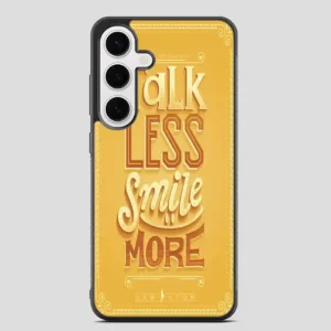 Talk Less Smile More Hamilton Vintage Samsung Galaxy S24 FE Case