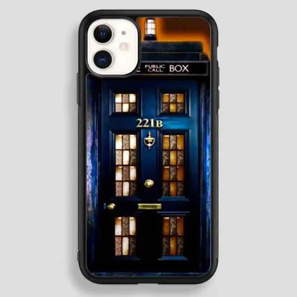 Tardis 221B Police Public Call Box iPhone 12 Case