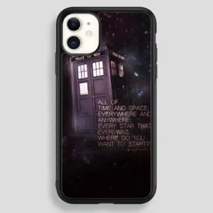 Tardis Police Call Box Doctor Who iPhone 12 Case