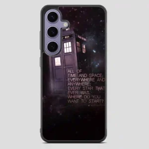 Tardis Police Call Box Doctor Who Samsung Galaxy S23 FE Case