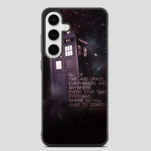 Tardis Police Call Box Doctor Who Samsung Galaxy S24 FE Case