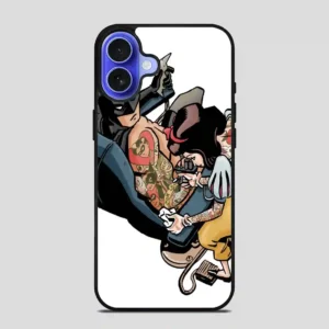 Tattooed Princess And Batman iPhone 16 Case
