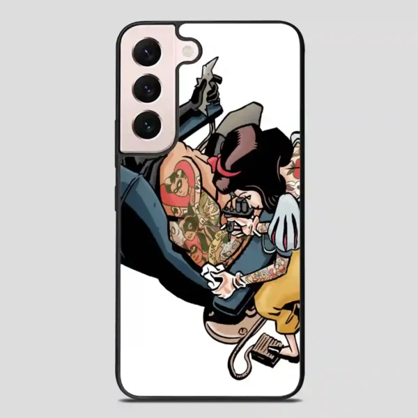 Tattooed Princess And Batman Samsung Galaxy S22 Plus Case