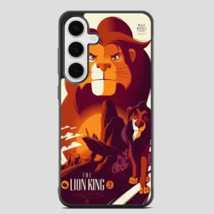 The Lion King Disney Poster Samsung Galaxy S24 FE Case