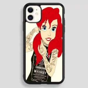 The Little Mermaid Ariel Tattoos iPhone 12 Case