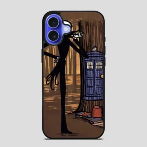 The Nightmare Before Christmas Tardis iPhone 16 Case