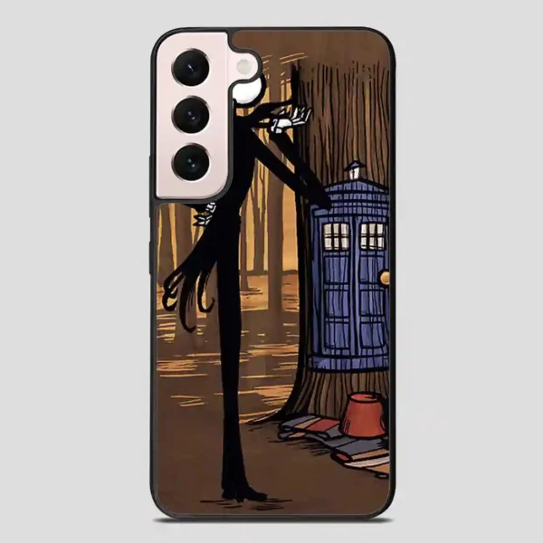 The Nightmare Before Christmas Tardis Samsung Galaxy S22 Plus Case