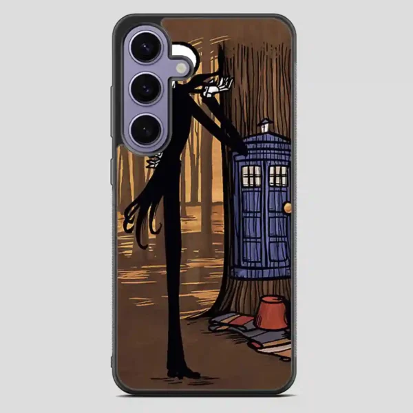 The Nightmare Before Christmas Tardis Samsung Galaxy S23 FE Case
