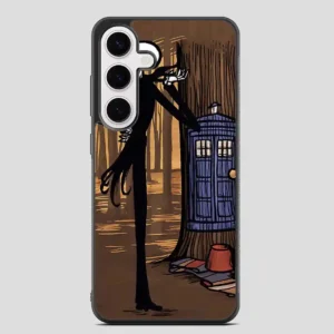 The Nightmare Before Christmas Tardis Samsung Galaxy S24 FE Case