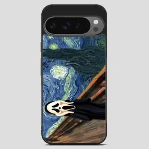 The Starry Night Scream Google Pixel 9 Pro XL Case
