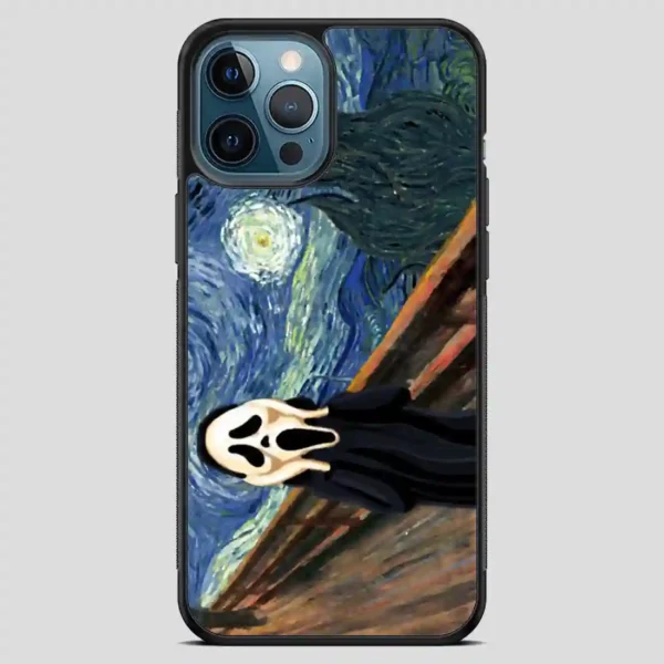 The Starry Night Scream iPhone 12 Pro Max Case