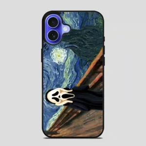 The Starry Night Scream iPhone 16 Case