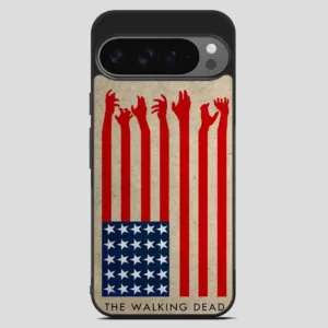 The Walking Dead America Flag Google Pixel 9 Pro XL Case