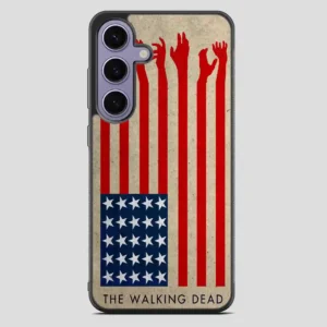 The Walking Dead America Flag Samsung Galaxy S23 FE Case