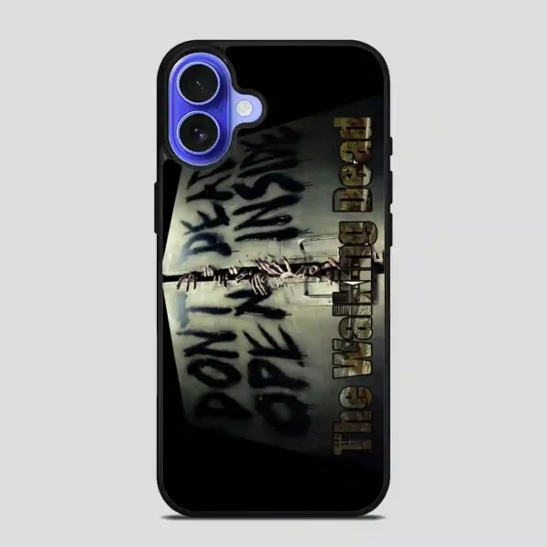 The Walking Dead Dont Open Dead iPhone 16 Case