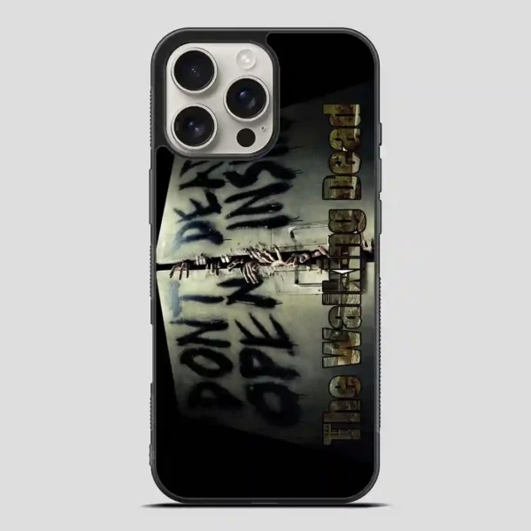The Walking Dead Dont Open Dead iPhone 16 Pro Max Case