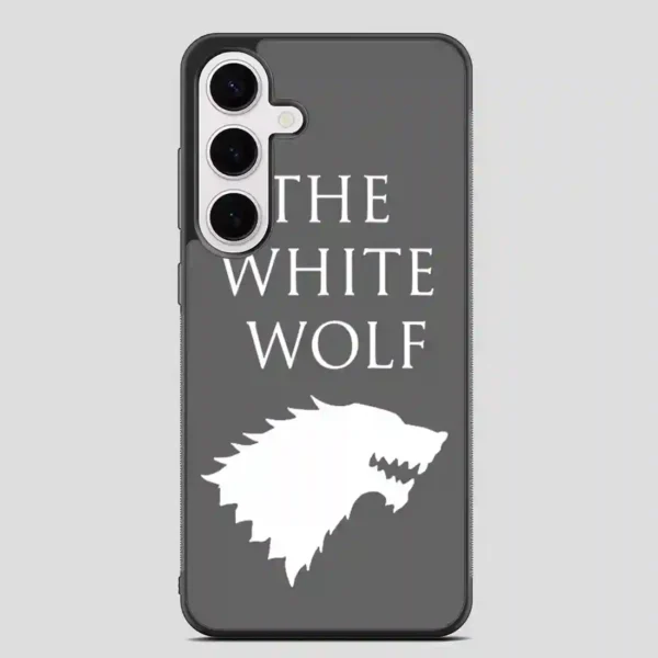 The White Wolf Sigil Samsung Galaxy S24 FE Case