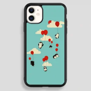 These Bashful Penguins Doing Normal Penguin Things iPhone 12 Case