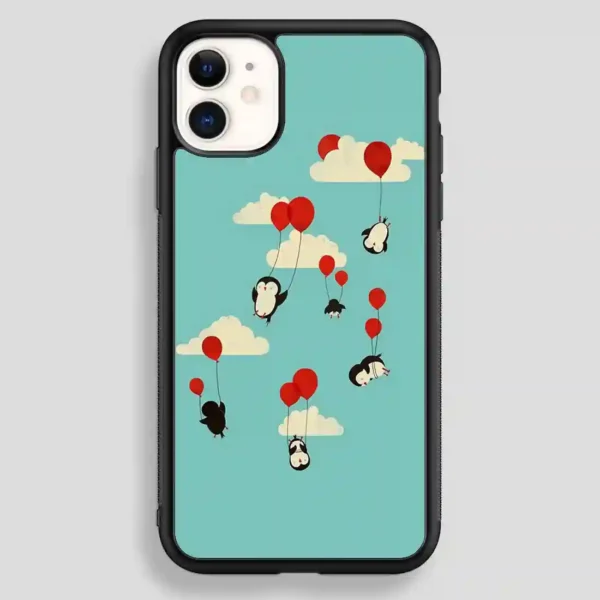 These Bashful Penguins Doing Normal Penguin Things iPhone 12 Case