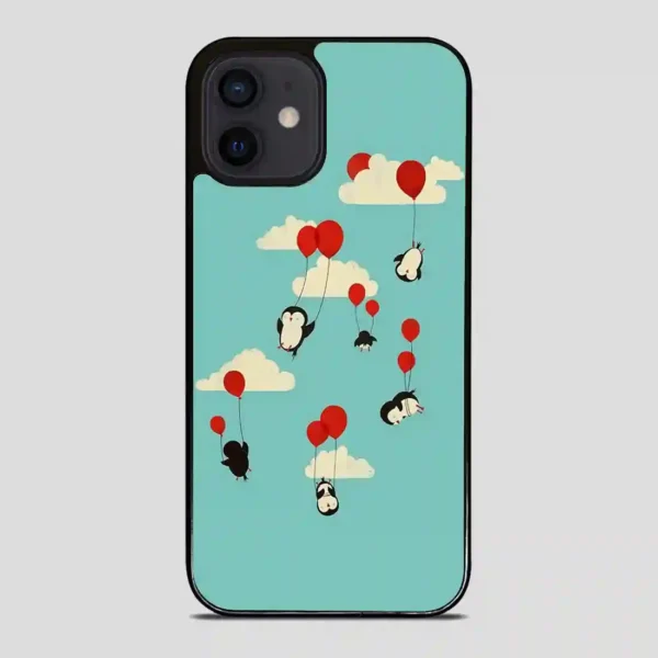 These Bashful Penguins Doing Normal Penguin Things iPhone 12 Mini Case